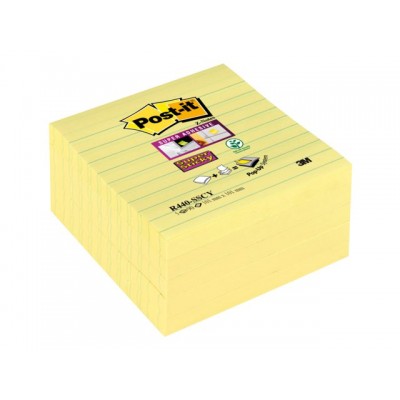 MEMOBLOK 3M POST-IT Z-NOTE S440 SUPER STICKY GEEL