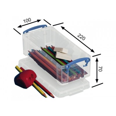 OPBERGBOX REALLY USEFUL 0.90LITER 220X100X70MM