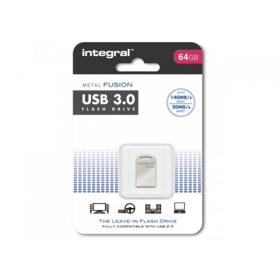 USB-STICK INTEGRAL FD 64GB METAL FUSION 3.0