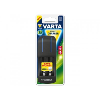 BATTERIJ OPLADER VARTA POCKET LEEG