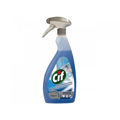 GLAS EN INTERIEURREINIGER CIF PROF 750ML