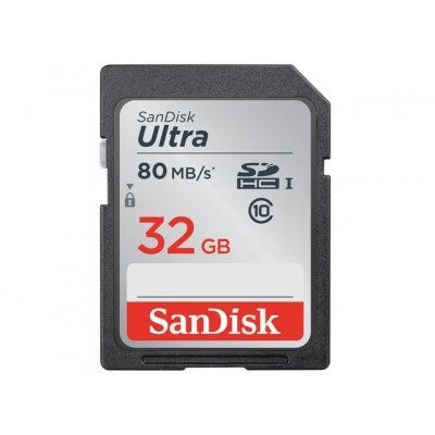 GEHEUGENKAART SANDISK SDHC ULTRA 32GB CL10