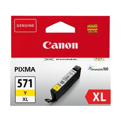 INKCARTRIDGE CANON CLI-571XL GEEL