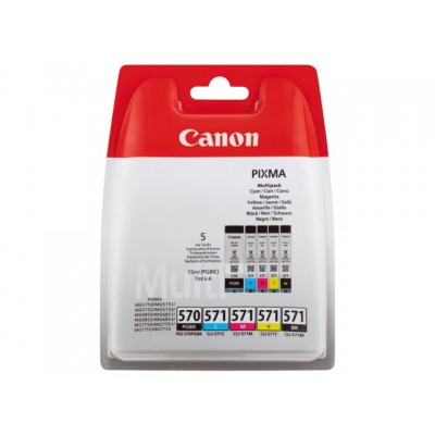 INKCARTRIDGE CANON PGI-570 CLI-571 2X ZWART 3 KL