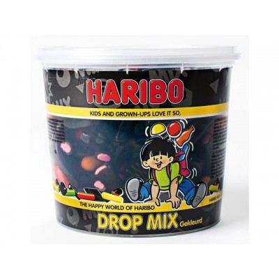 DROPMIX GEKLEURD HARIBO 650GR