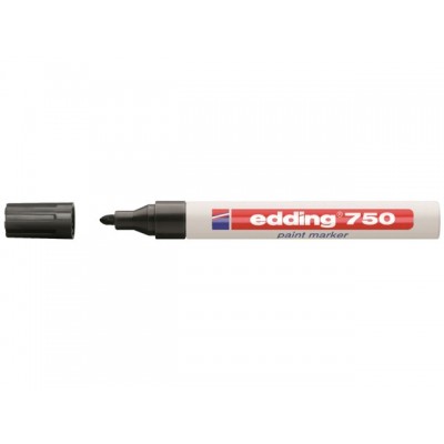 VILTSTIFT EDDING 750 LAK ROND 2-4MM ZWART