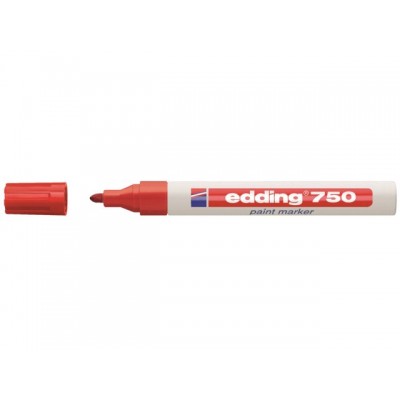VILTSTIFT EDDING 750 LAK ROND 2-4MM ROOD