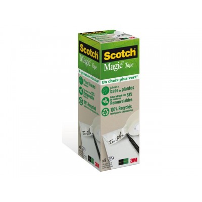 PLAKBAND 3M SCOTCH 900 19MMX33M MAGIC ONZICHTBAAR