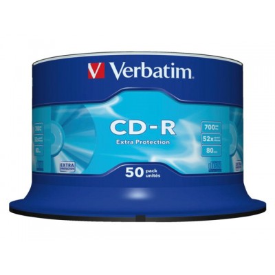 CD-R VERBATIM 700MB 52X 50PK SPINDEL