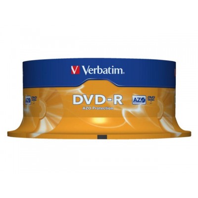 DVD-R VERBATIM 4.7GB 16X 25PK SPINDEL