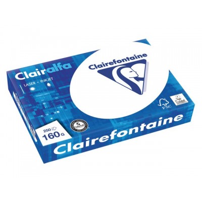 KOPIEERPAPIER CLAIREFONTAINE CLAIRALFA A4 160GR WT