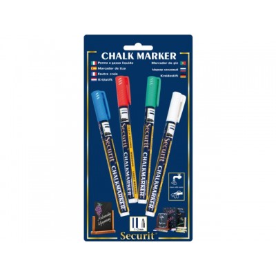 KRIJTSTIFT SECURIT SMA-100 ROND 1-2MM ASS