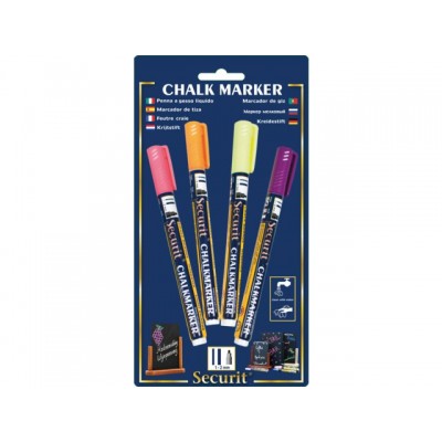 KRIJTSTIFT SECURIT SMA-100 ROND 1-2MM ASS