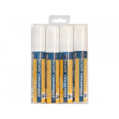KRIJTSTIFT SECURIT SMA-720 BLOKPUNT 7-15MM WIT