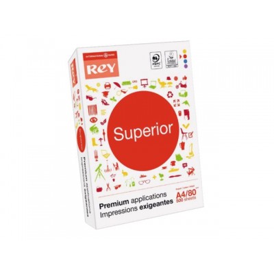 KOPIEERPAPIER REY SUPERIOR A4 80GR WIT