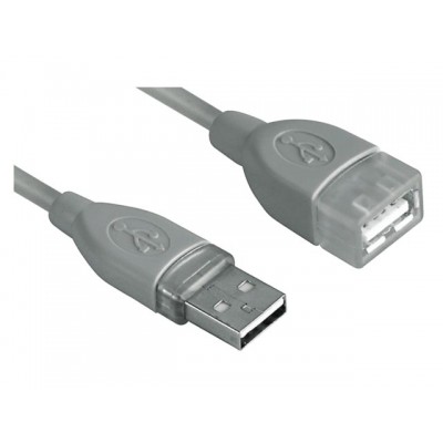 KABEL HAMA USB 2.0 A-A VERLENG 5M GRIJS