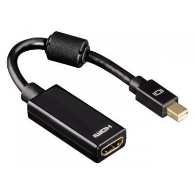 HDMI ADAPTER HAMA MINI DISPLAYPORT ZWART