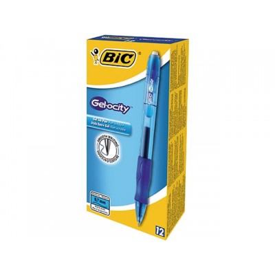 GELSCHRIJVER BIC VELOCITY M BLAUW