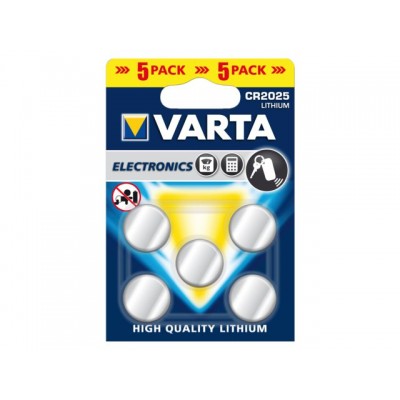 BATTERIJ VARTA CR2025 3V LITHIUM