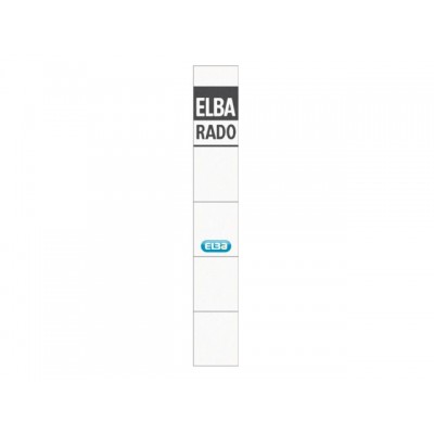 RUGETIKET ELBA RADO 24X159MM WIT