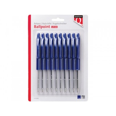 BALPEN QUANTORE DRUKKNOP BLAUW