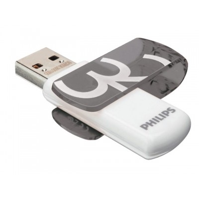 USB-STICK PHILIPS VIVID KEY TYPE 32GB 2.0 GRIJS