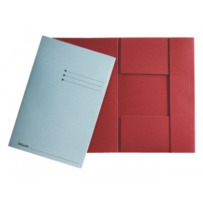 DOSSIERMAP ESSELTE MANILLA 3KLEP FOLIO ROOD