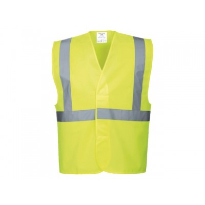 VEILIGHEIDSVEST PORTWEST C472 FLUOR GEEL