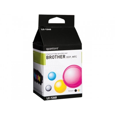 INKCARTRIDGE QUANTORE BRO LC-1240 ZWART 3 KLEUREN