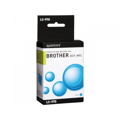 INKCARTRIDGE QUANTORE BRO LC-970 BLAUW