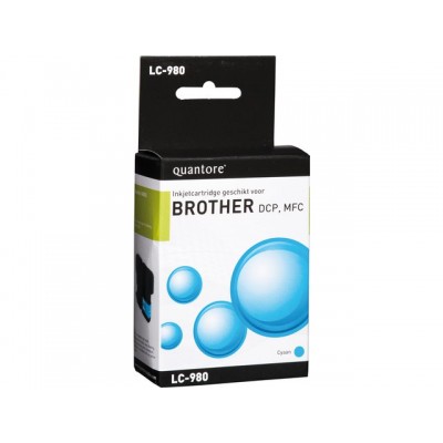 INKCARTRIDGE QUANTORE BRO LC-980 BLAUW