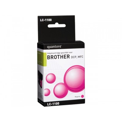 INKCARTRIDGE QUANTORE BRO LC-1100 ROOD