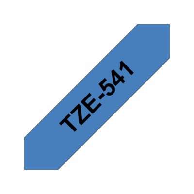 LABELTAPE BROTHER TZE-541 18MMX8M BLAUW/ZWART
