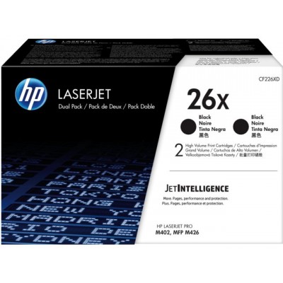 TONERCARTRIDGE HP 26X CF226XD 9K ZWART