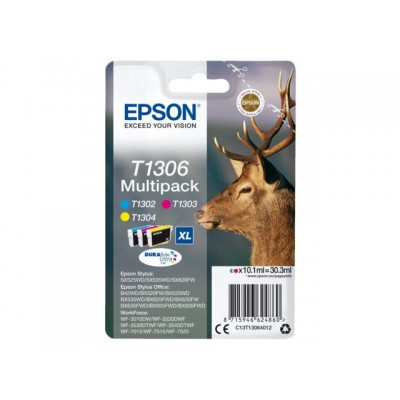 INKCARTRIDGE EPSON T1306 XL 3 KLEUREN