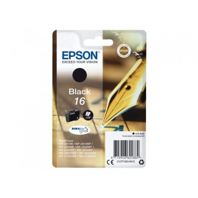 INKCARTRIDGE EPSON 16 T1621 ZWART