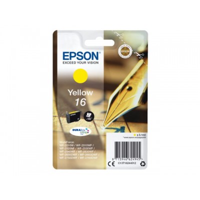 INKCARTRIDGE EPSON 16 T1624 GEEL