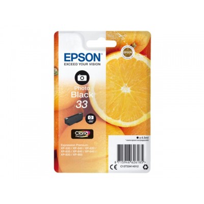 INKCARTRIDGE EPSON 33 T3341 FOTO ZWART