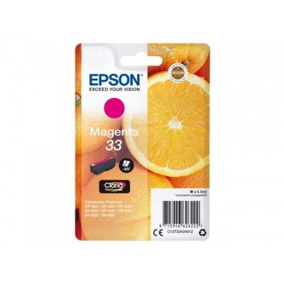 INKCARTRIDGE EPSON 33 T3343 ROOD