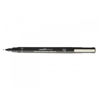 FINELINER UNIBALL PIN 0.8MM ZWART