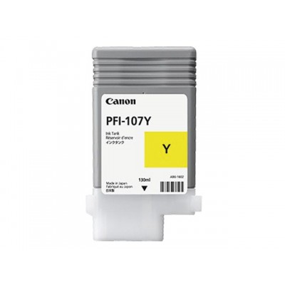 INKCARTRIDGE CANON PFI-107 GEEL