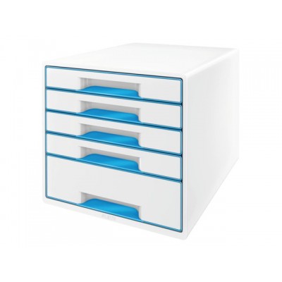 LADENBOX LEITZ WOW 5 LADEN WIT/BLAUW