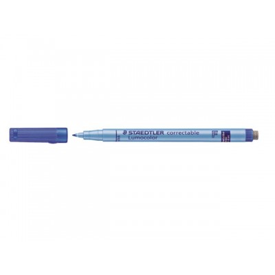 VILTSTIFT STAEDTLER OHP LUMO F 305 CORRECTABLE BL