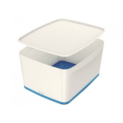 OPBERGBOX LEITZ MYBOX GROOT BLAUW/WIT