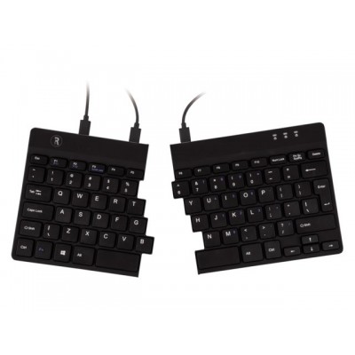 TOETSENBORD R-GO SPLIT AZERTY ZWART