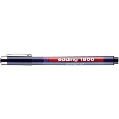 FINELINER EDDING 1800 0.25MM ZWART