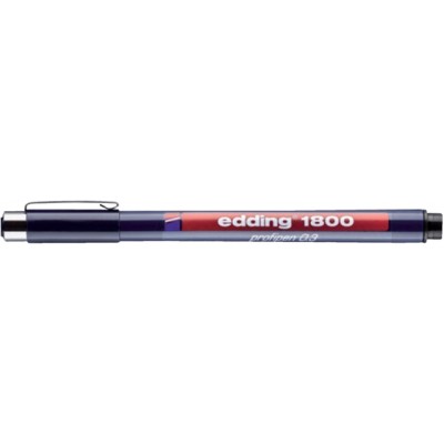 FINELINER EDDING 1800 0.35MM ZWART