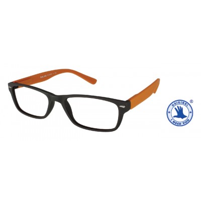 LEESBRIL +1.50 FEELING BRUIN-ORANJE