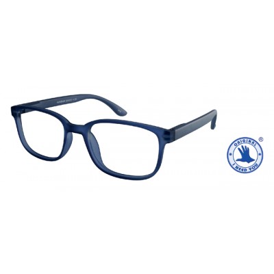 LEESBRIL +3.00 REGENBOOG BLAUW