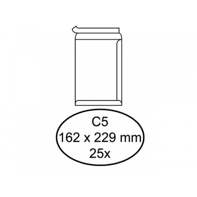 ENVELOP QUANTORE BANK C5 162X229 80GR ZK WIT